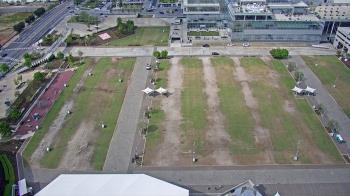 Weather camera view of Mercedes Benz Stadium.