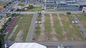 Weather camera view of Mercedes Benz Stadium.
