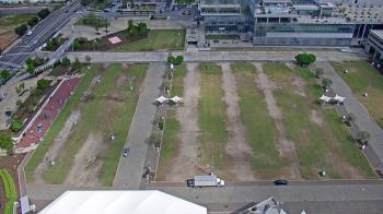 Weather camera view of Mercedes Benz Stadium.