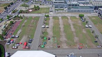 Weather camera view of Mercedes Benz Stadium.