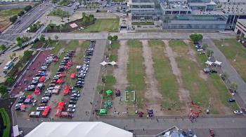 Weather camera view of Mercedes Benz Stadium.