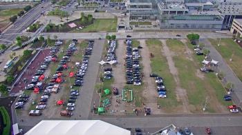 Weather camera view of Mercedes Benz Stadium.