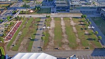 Weather camera view of Mercedes Benz Stadium.