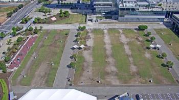 Weather camera view of Mercedes Benz Stadium.