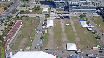 Weather camera view of Mercedes Benz Stadium.