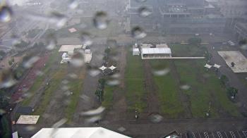 Weather camera view of Mercedes-Benz Stadium 350 ft above street.