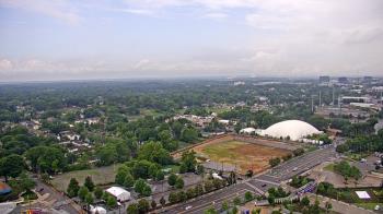 Weather camera view of Mercedes-Benz Stadium 350 ft above street.