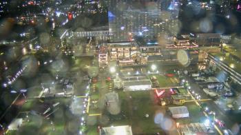 Weather camera view of Mercedes-Benz Stadium 350 ft above street.
