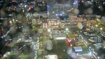 Weather camera view of Mercedes-Benz Stadium 350 ft above street.