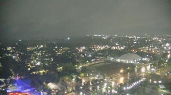 Weather camera view of Mercedes-Benz Stadium 350 ft above street.