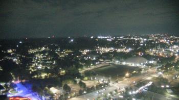 Weather camera view of Mercedes-Benz Stadium 350 ft above street.
