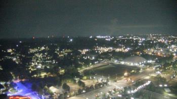 Weather camera view of Mercedes-Benz Stadium 350 ft above street.
