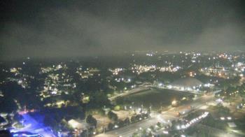 Weather camera view of Mercedes-Benz Stadium 350 ft above street.