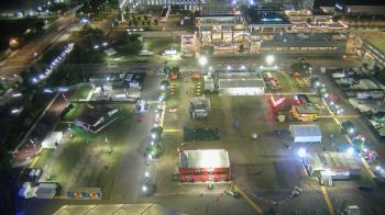 Weather camera view of Mercedes-Benz Stadium 350 ft above street.