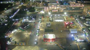 Weather camera view of Mercedes-Benz Stadium 350 ft above street.