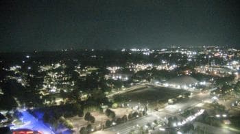 Weather camera view of Mercedes-Benz Stadium 350 ft above street.