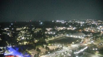 Weather camera view of Mercedes-Benz Stadium 350 ft above street.