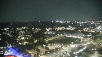 Weather camera view of Mercedes-Benz Stadium 350 ft above street.