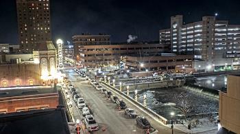 Weather camera view of City of Aurora IL.
