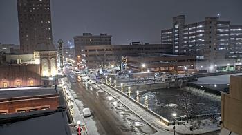 Weather camera view of City of Aurora IL.