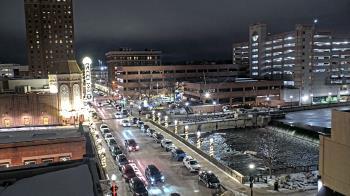 Weather camera view of City of Aurora IL.
