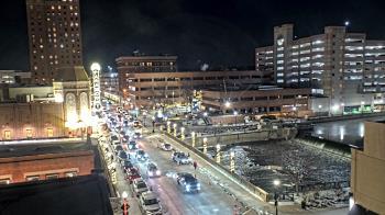 Weather camera view of City of Aurora IL.