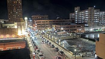 Weather camera view of City of Aurora IL.