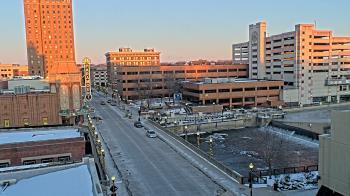 Weather camera view of City of Aurora IL.