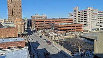Weather camera view of City of Aurora IL.