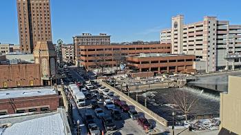 Weather camera view of City of Aurora IL.