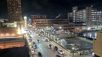 Weather camera view of City of Aurora IL.