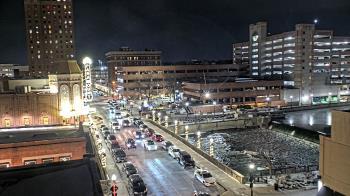 Weather camera view of City of Aurora IL.