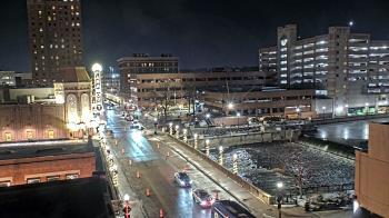 Weather camera view of City of Aurora IL.