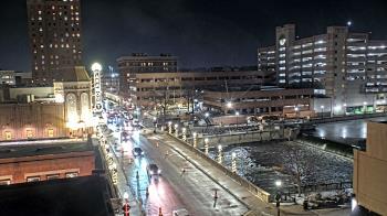 Weather camera view of City of Aurora IL.
