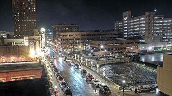 Weather camera view of City of Aurora IL.