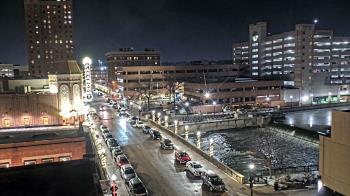 Weather camera view of City of Aurora IL.