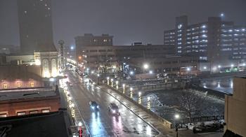 Weather camera view of City of Aurora IL.