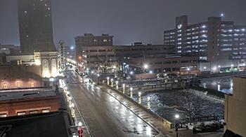 Weather camera view of City of Aurora IL.