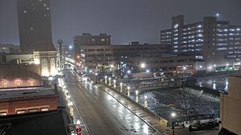 Weather camera view of City of Aurora IL.