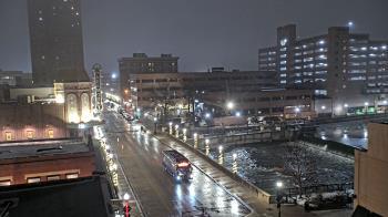Weather camera view of City of Aurora IL.