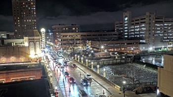 Weather camera view of City of Aurora IL.
