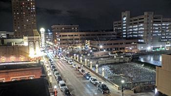 Weather camera view of City of Aurora IL.