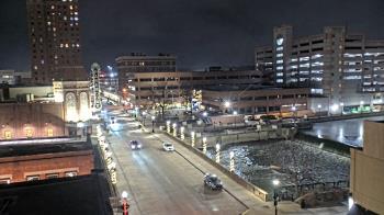 Weather camera view of City of Aurora IL.