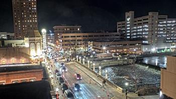 Weather camera view of City of Aurora IL.