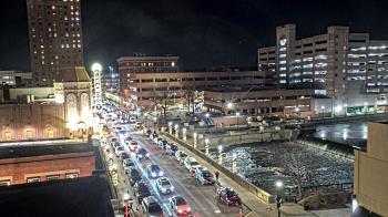 Weather camera view of City of Aurora IL.