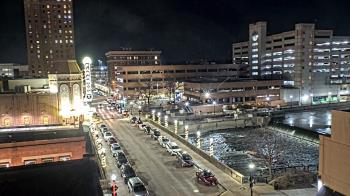Weather camera view of City of Aurora IL.