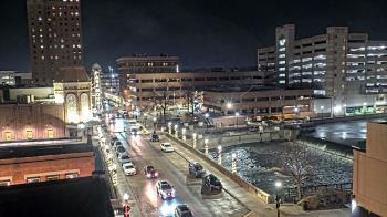 Weather camera view of City of Aurora IL.