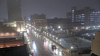 Weather camera view of City of Aurora IL.