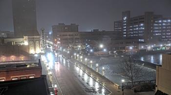 Weather camera view of City of Aurora IL.