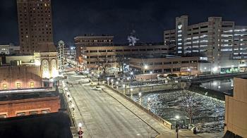 Weather camera view of City of Aurora IL.